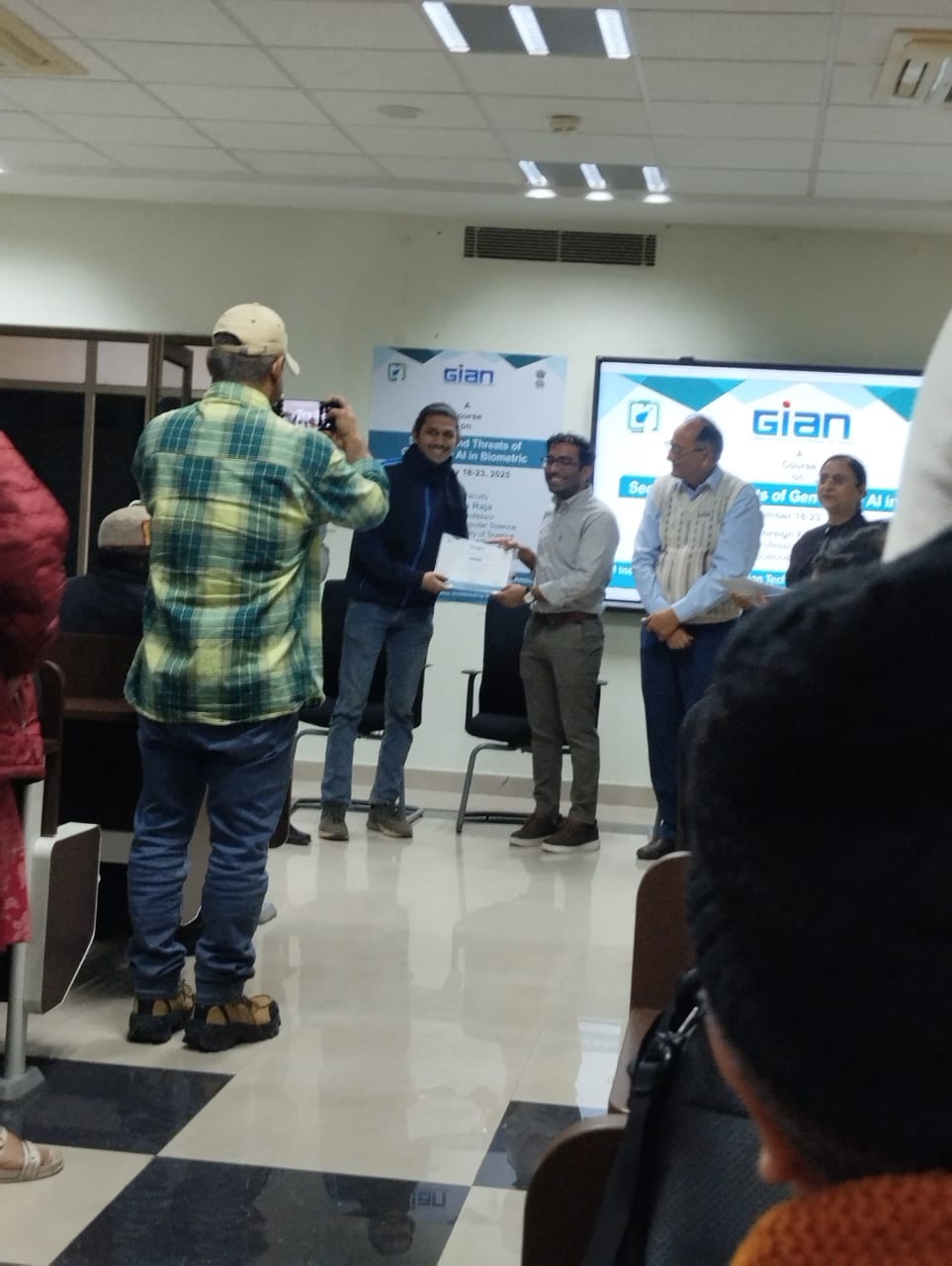 HCET Students at GIAN training program at IIITDM, Jabalpur